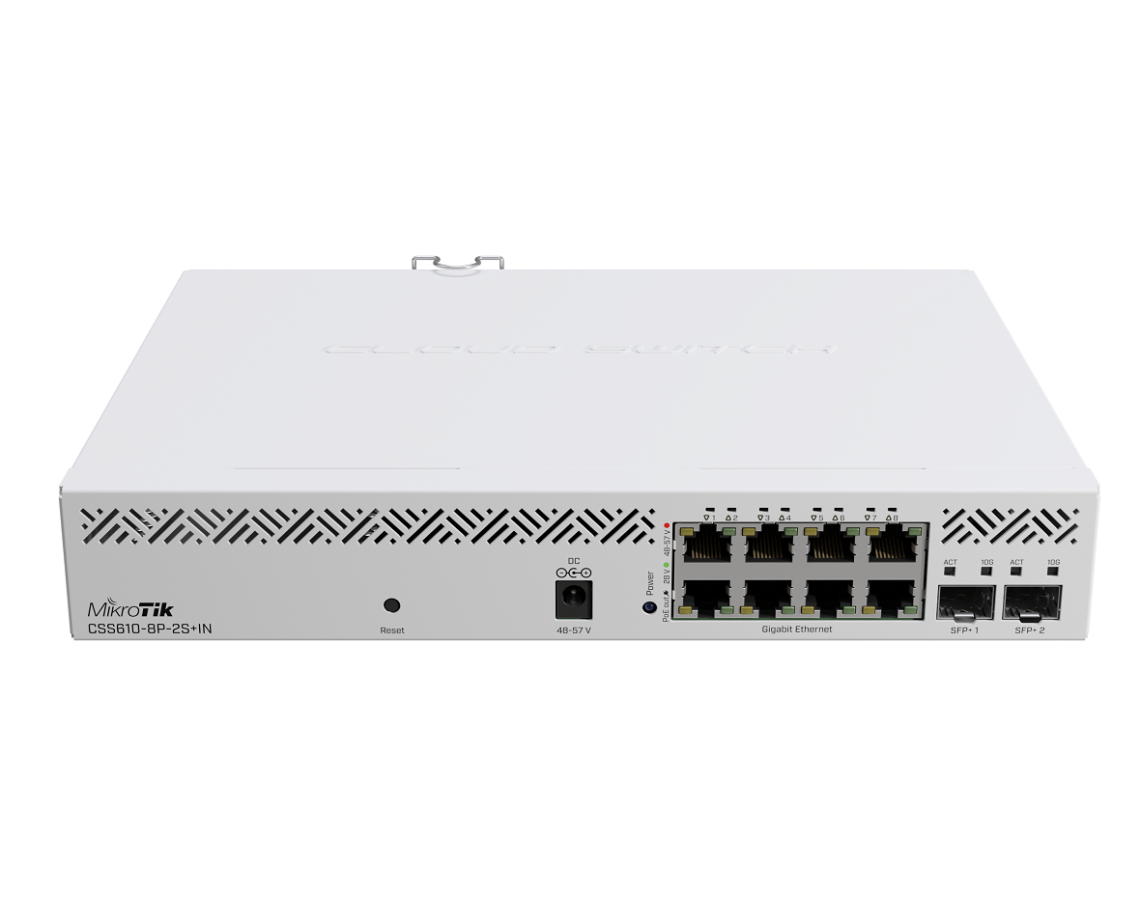 Switch Mikrotik CSS610-8P-2S+IN