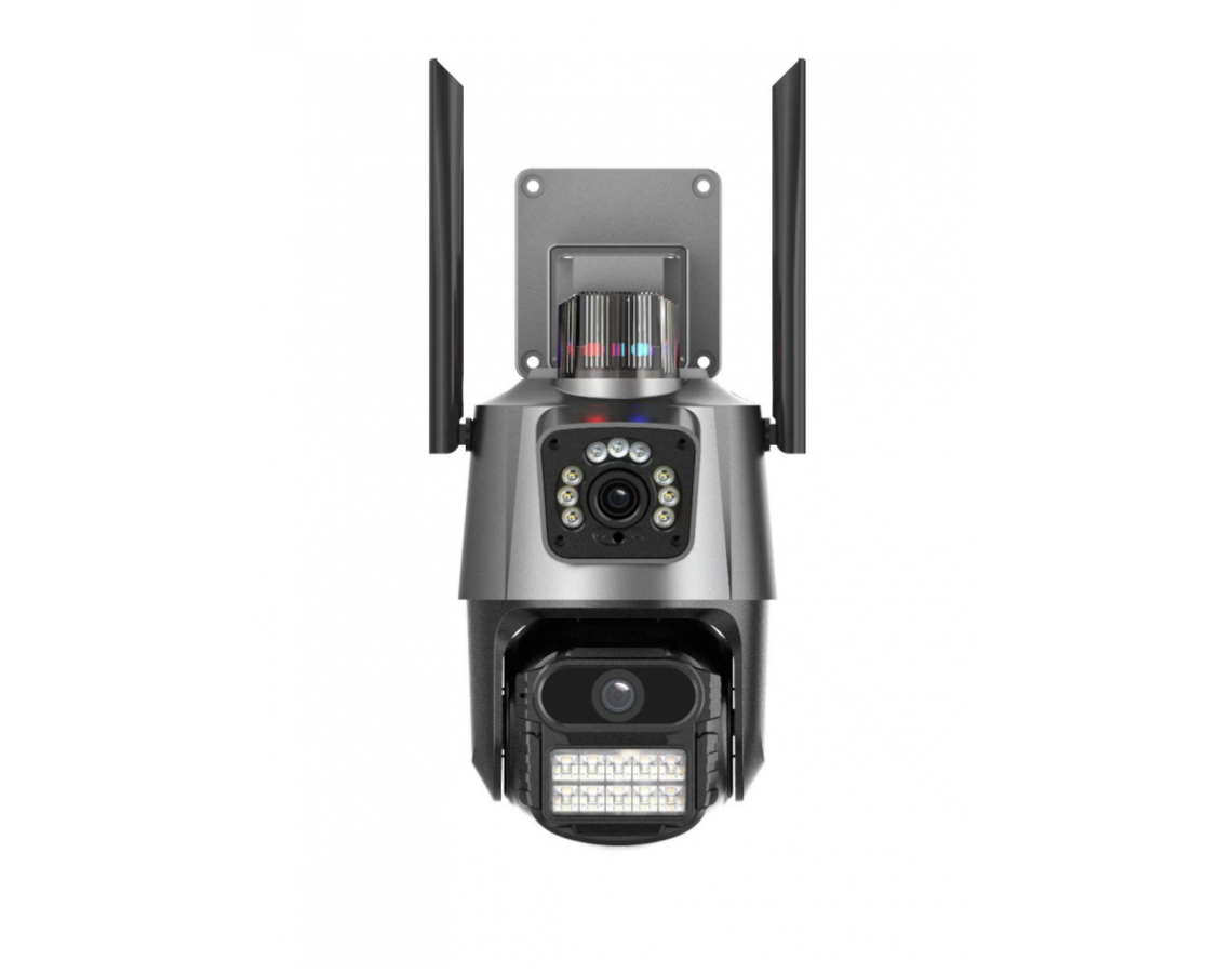 Camera Wifi Ngoài Trời Xoay 360,Ống Kính Kép