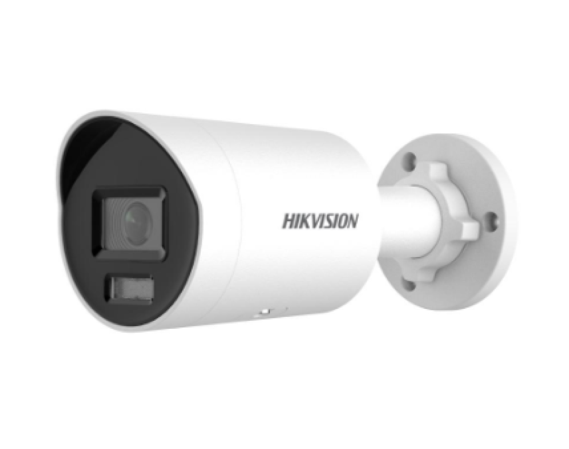 Đèn lai thông minh 4 MP với Camera ColorVu cố định mạng Bullet Mini (DS-2CD2047G2H-LIU)