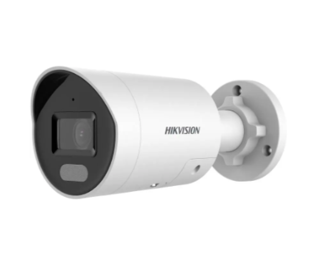 Đèn lai thông minh 4 MP với Camera ColorVu cố định mạng Bullet Mini (DS-2CD2047G2H-LIU/SL)