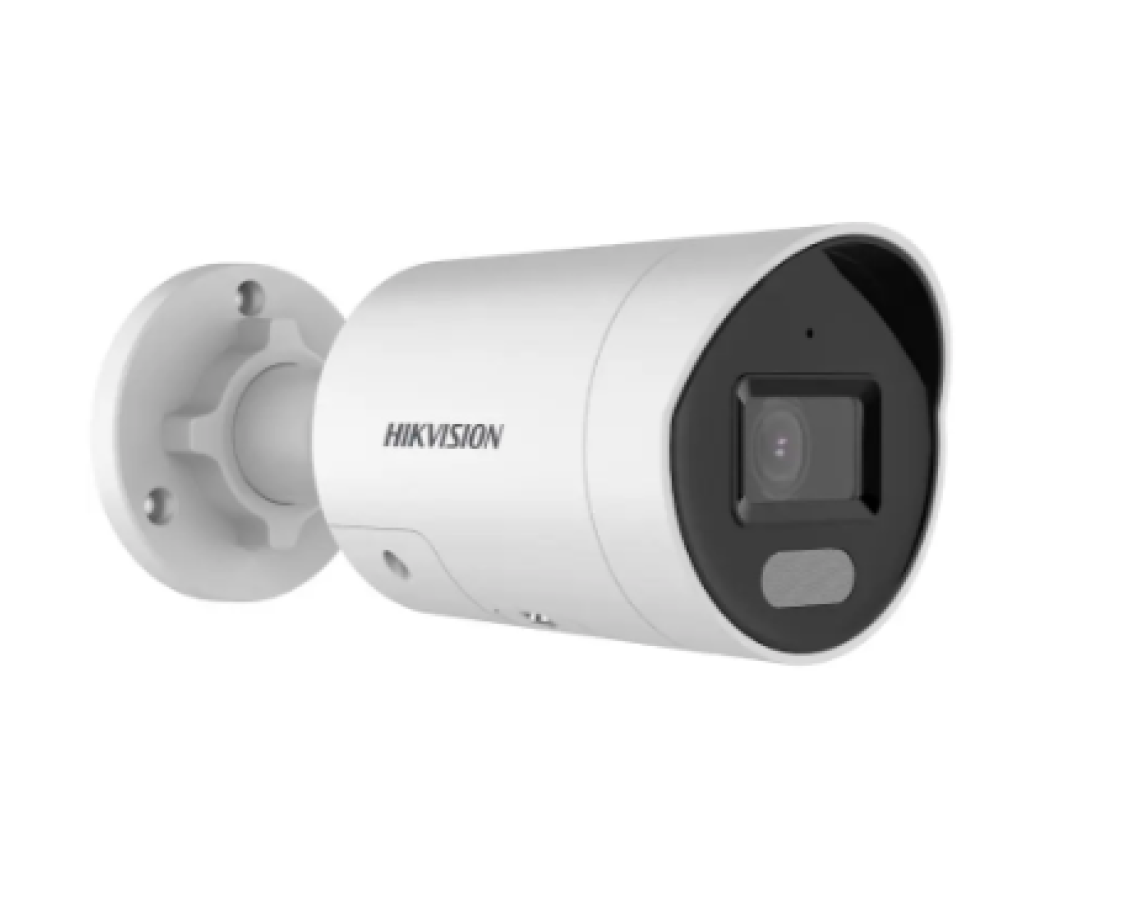 Đèn lai thông minh 4 MP với Camera ColorVu cố định mạng Bullet Mini (DS-2CD2047G2H-LIU/SL)