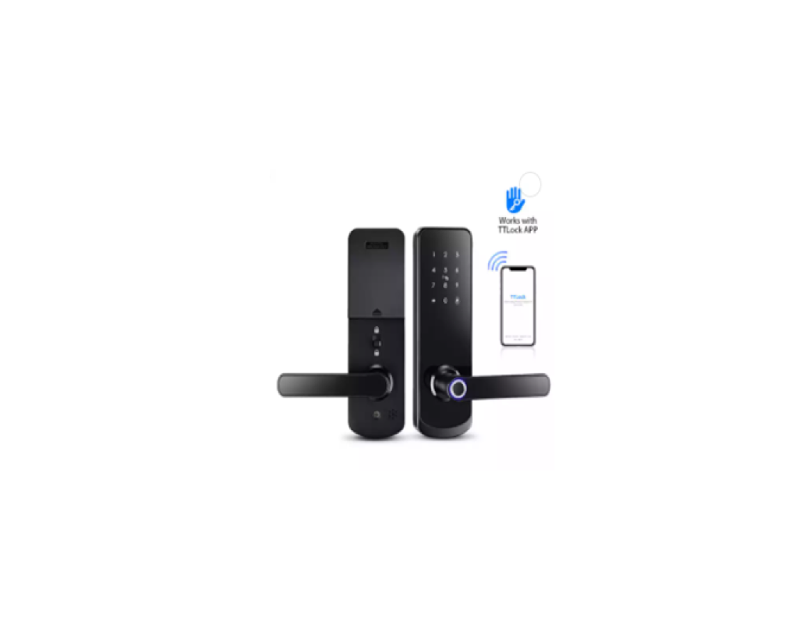 Khóa vân tay cửa gỗ 4 trong 1