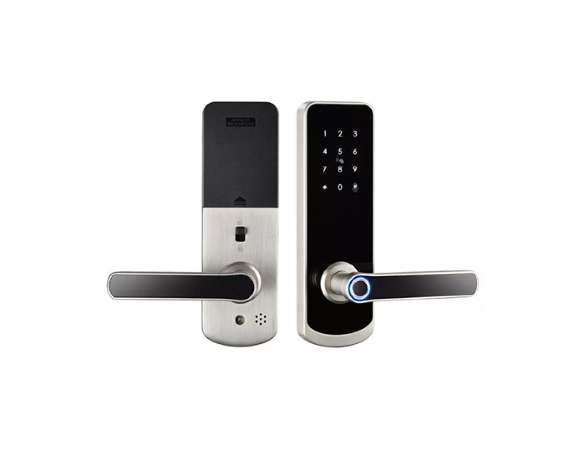 Khóa vân tay cửa gỗ 4 trong 1