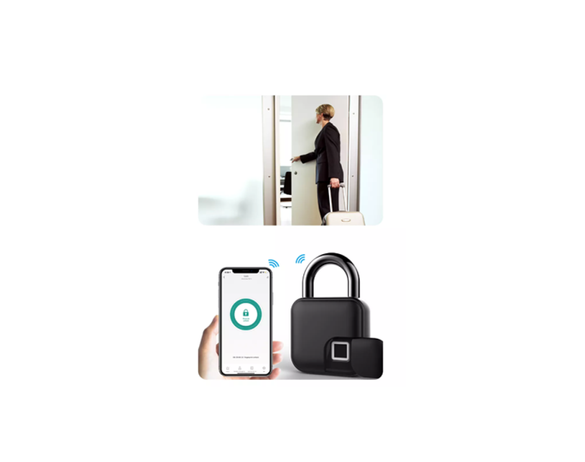 Khóa vân tay mini di động